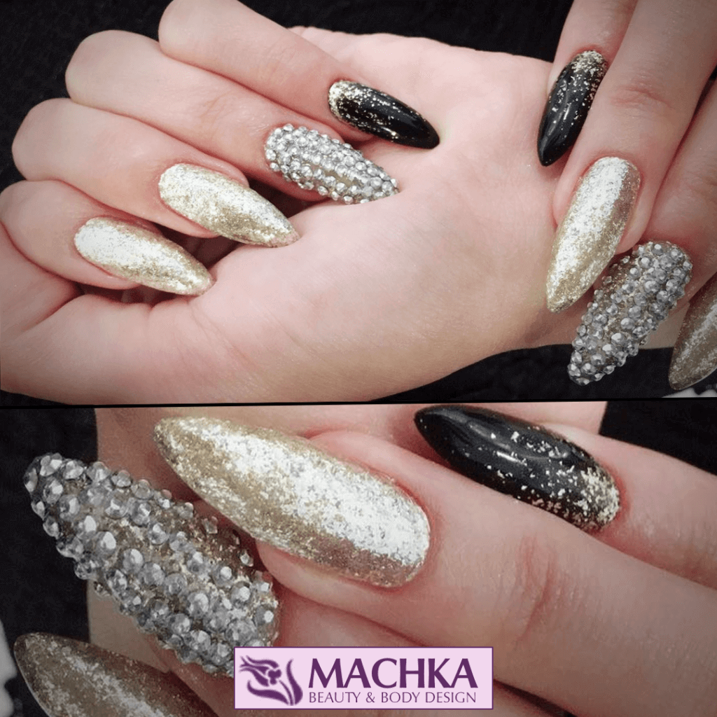 Light nails Swarovski, Russian manicure Dubai #naildesign #nailstyle  #manicureideas - YouTube